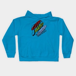 Surf California Black on Light Kids Hoodie